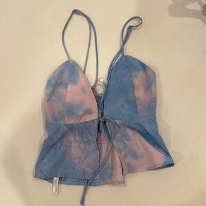 Rainbow Superdown Crop Top